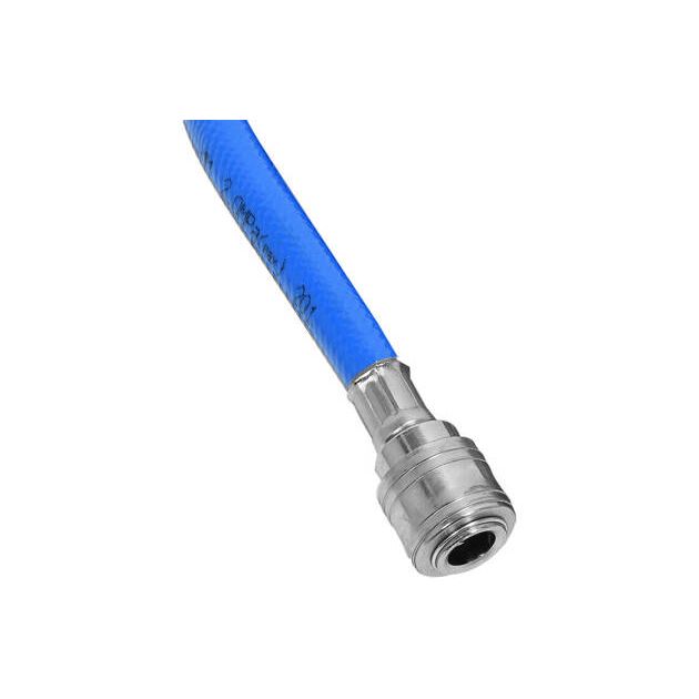 Шланг пневматичний ПВХ з швидкознімними наконечниками, діаметр 10 мм, макс. тиск 20 Bar, довжина 20 м YATO (YT-24225), фото , зображення 3 | SNABZHENIE.com.ua