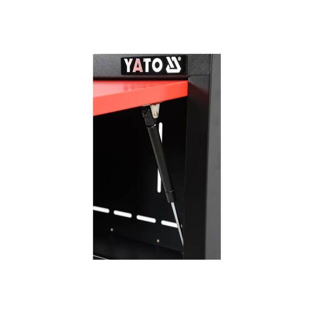 Шкаф навесной для мастерской YATO 660x305x410 мм (YT-08935), фото , изображение 16 | SNABZHENIE.com.ua