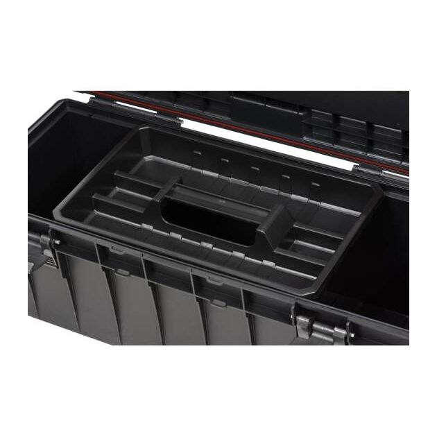 Ящик для інструментів YATO з органайзером на 9 осередків, 650х270х272 мм, пластиковий корпус, фото , зображення 7 | SNABZHENIE.com.ua Ящик для інструментів YATO з органайзером на 9 осередків, 650х270х272 мм, пластиковий корпус, фото , зображення 7 | SNABZHENIE.com.ua