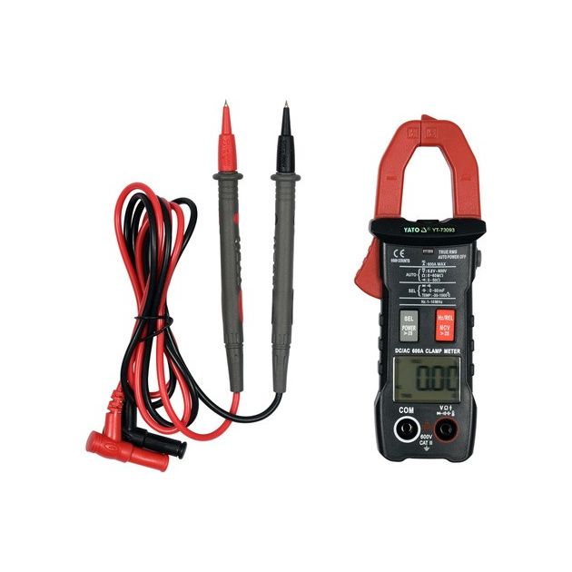 Мультиметр-клещи YATO TRUE RMS для измерения AC/DC и температуры, фото , изображение 9 | SNABZHENIE.com.ua Мультиметр-клещи YATO TRUE RMS для измерения AC/DC и температуры, фото , изображение 9 | SNABZHENIE.com.ua