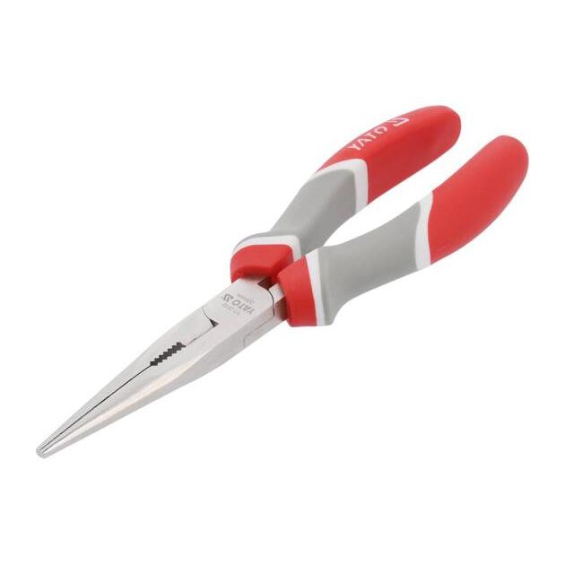 Тонкогубцы никелированные YATO 200 мм (YT-2018), фото , изображение 4 | SNABZHENIE.com.ua Тонкогубцы никелированные YATO 200 мм (YT-2018), фото , изображение 4 | SNABZHENIE.com.ua