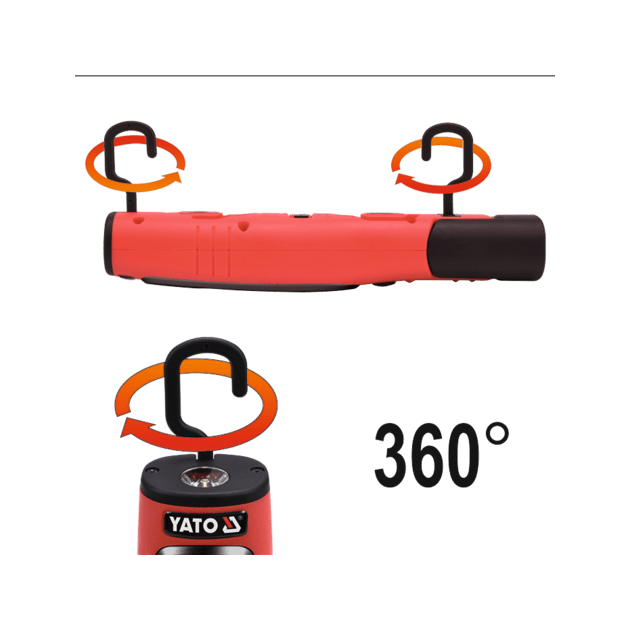 Ліхтар акумуляторний Li-Ion 3.7V YATO з 3,5 Вт і 3 Вт світлодіодами, магнітом у комплекті з USB зарядкою, фото , зображення 13 | SNABZHENIE.com.ua Ліхтар акумуляторний Li-Ion 3.7V YATO з 3,5 Вт і 3 Вт світлодіодами, магнітом у комплекті з USB зарядкою, фото , зображення 13 | SNABZHENIE.com.ua