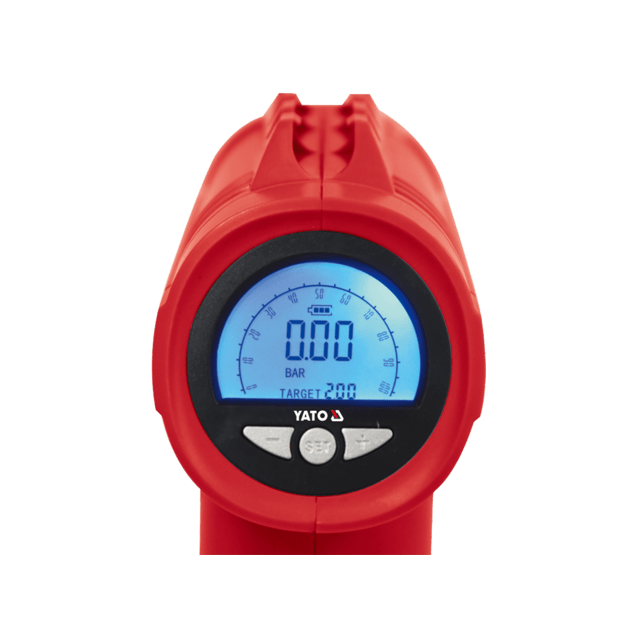 Компресор акумуляторний YATO 120Вт, Li-Ion, 2 Агод, 1 MPa, 25 л/хв, кабель 25 см, зарядний пристрій, фото , зображення 20 | SNABZHENIE.com.ua