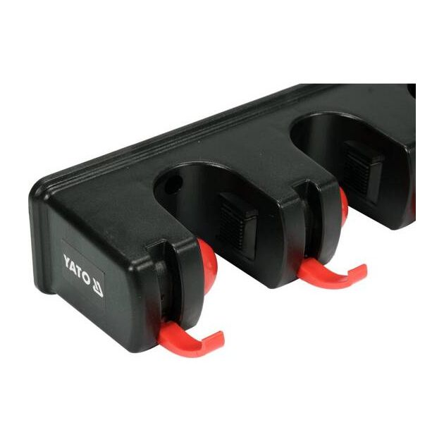 Вішалка YATO для інвентарю, 6 гаків, 5 комірок, 18х32 мм, фото , изображение 7 | SNABZHENIE.com.ua