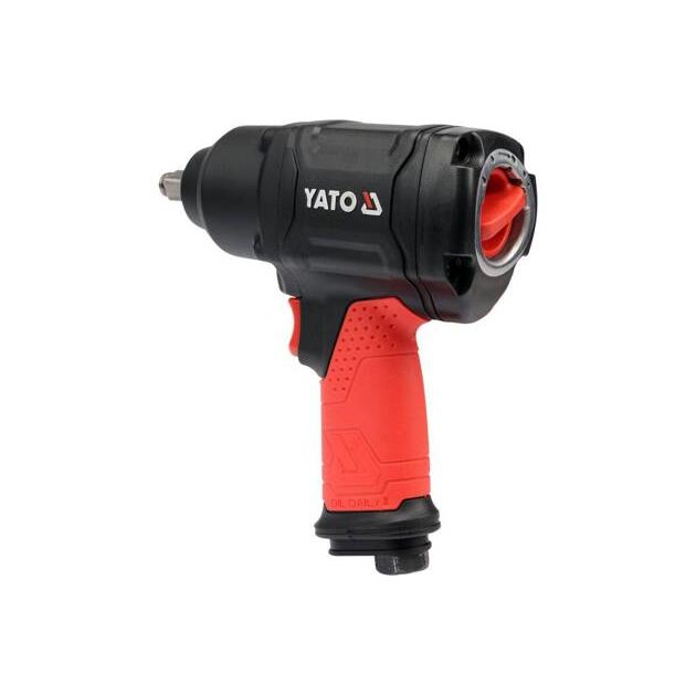 Гайковерт ударний пневматичний YATO квадрат 1/2, F = 1150 Nm (YT-09540), фото , зображення 7 | SNABZHENIE.com.ua Гайковерт ударний пневматичний YATO квадрат 1/2, F = 1150 Nm (YT-09540), фото , зображення 7 | SNABZHENIE.com.ua