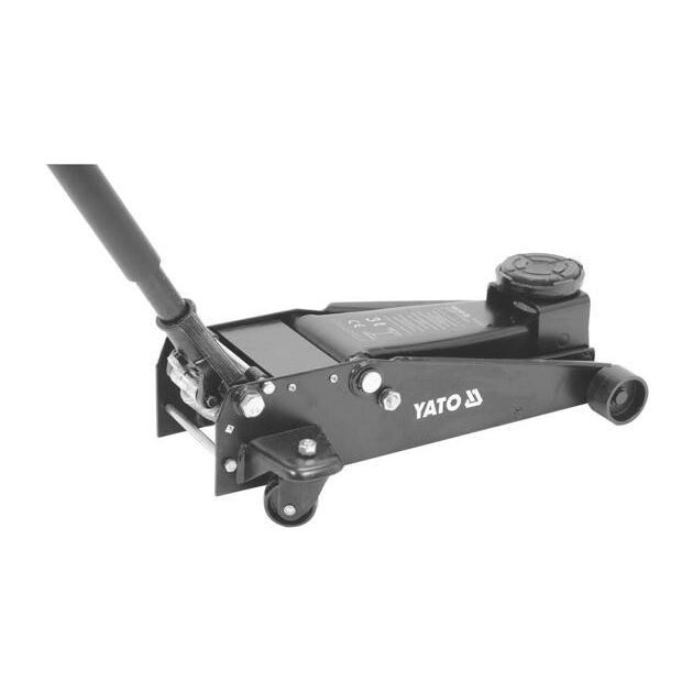 Домкрат гидравлический подкатной YATO, 3 т, 130-465 мм, фото , изображение 10 | SNABZHENIE.com.ua
