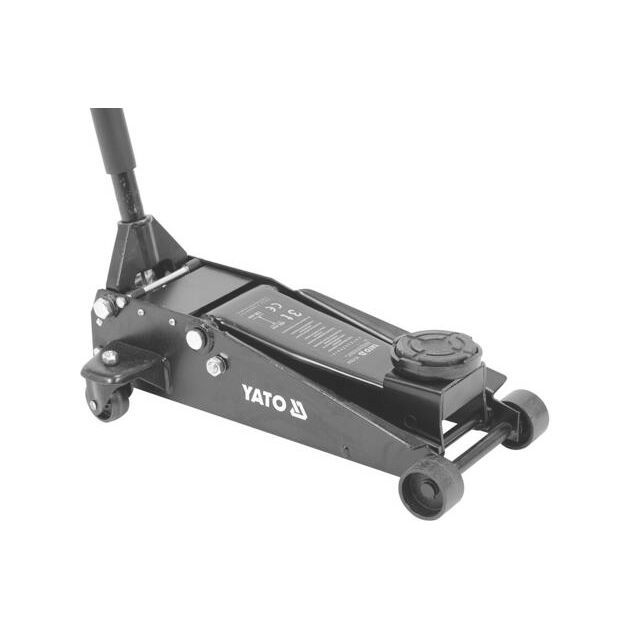 Домкрат гидравлический подкатной YATO, 3 т, 130-465 мм, фото , изображение 13 | SNABZHENIE.com.ua
