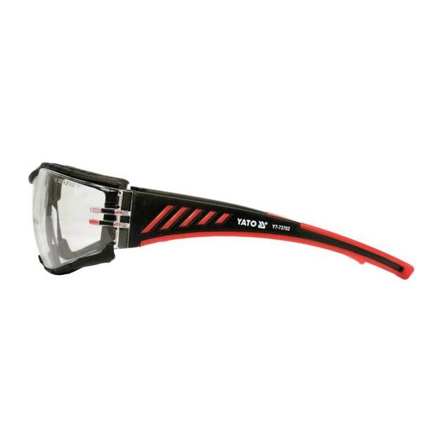 Защитные очки YATO открытые, прозрачные с оправой, фото , изображение 7 | SNABZHENIE.com.ua