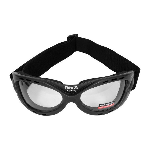 Защитные очки прозрачные с регулируемой лентой YATO (YT-7377), фото , изображение 4 | SNABZHENIE.com.ua Защитные очки прозрачные с регулируемой лентой YATO (YT-7377), фото , изображение 4 | SNABZHENIE.com.ua