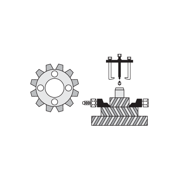 Съемник підшипників універсальний 2-стор. з роздільником, 35 - 150 мм YATO (YT-0641), фото , зображення 18 | SNABZHENIE.com.ua Съемник підшипників універсальний 2-стор. з роздільником, 35 - 150 мм YATO (YT-0641), фото , зображення 18 | SNABZHENIE.com.ua