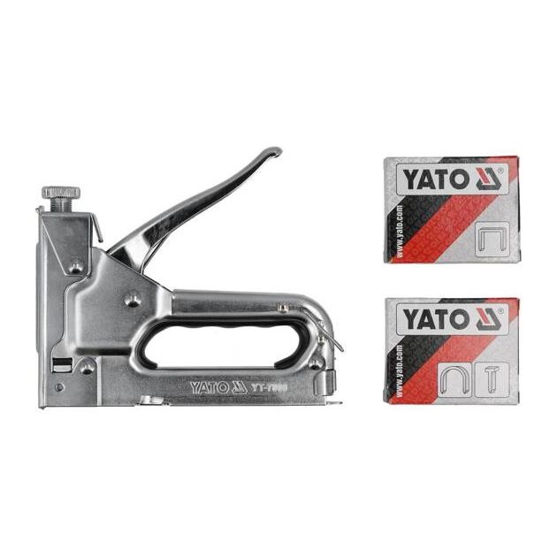 Степлер з регулюванням сили, для скоб і гвоздів b = 10.6 мм, 6-14 мм, t = 1,2 мм YATO (YT-7000), фото , зображення 10 | SNABZHENIE.com.ua Степлер з регулюванням сили, для скоб і гвоздів b = 10.6 мм, 6-14 мм, t = 1,2 мм YATO (YT-7000), фото , зображення 10 | SNABZHENIE.com.ua