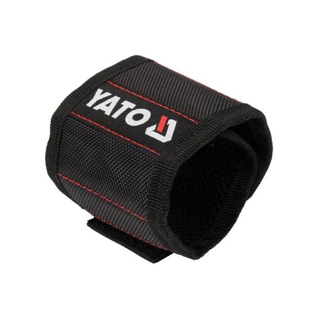 Пояс магнетизованный YATO, 310x90 мм, нейлоновый, фото , изображение 4 | SNABZHENIE.com.ua