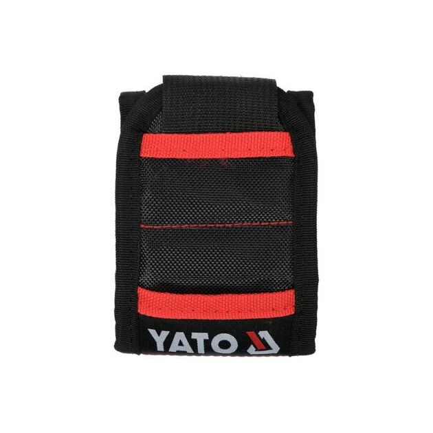 Пояс на руку с 2 карманами, магнитный YATO, 340х90 мм, нейлон, фото , изображение 10 | SNABZHENIE.com.ua
