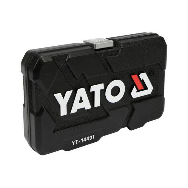 Набор инструментов YATO 1/4", 20 предметов, 3,5 - 14 мм, 25 мм (YT-14491), фото , изображение 12 | SNABZHENIE.com.ua