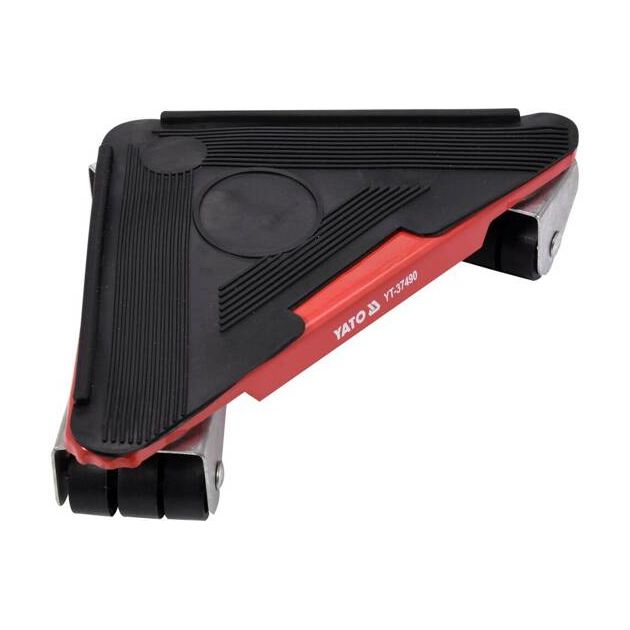 Набор для перемещения мебели YATO, 300 кг, 4 подставки + рычаг, фото , изображение 7 | SNABZHENIE.com.ua