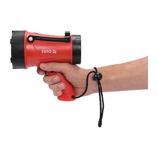 Ліхтар світлодіодний з ручкою акумуляторний YATO Li-Ion 3.7 В, 4400 мАг, 15 Вт, 600/1200 Лм, зарядний USB, фото , зображення 16 | SNABZHENIE.com.ua