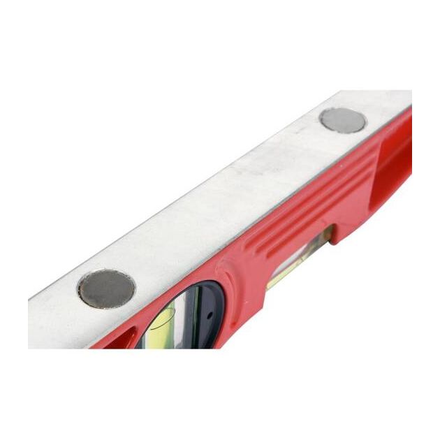 Уровень алюминиевый с магнитом 250 мм, 2 капсулы YATO, фото , изображение 7 | SNABZHENIE.com.ua