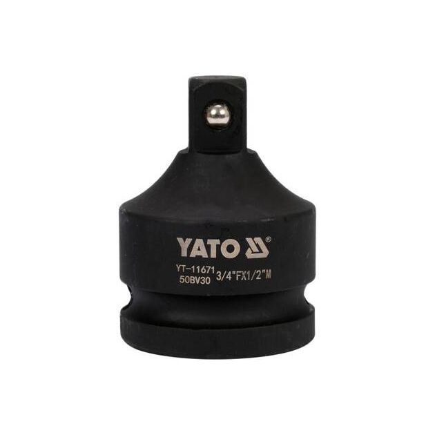 Переходник ударный 3/4" на 1/2", 55 мм YATO (YT-11671), фото , изображение 4 | SNABZHENIE.com.ua Переходник ударный 3/4" на 1/2", 55 мм YATO (YT-11671), фото , изображение 4 | SNABZHENIE.com.ua