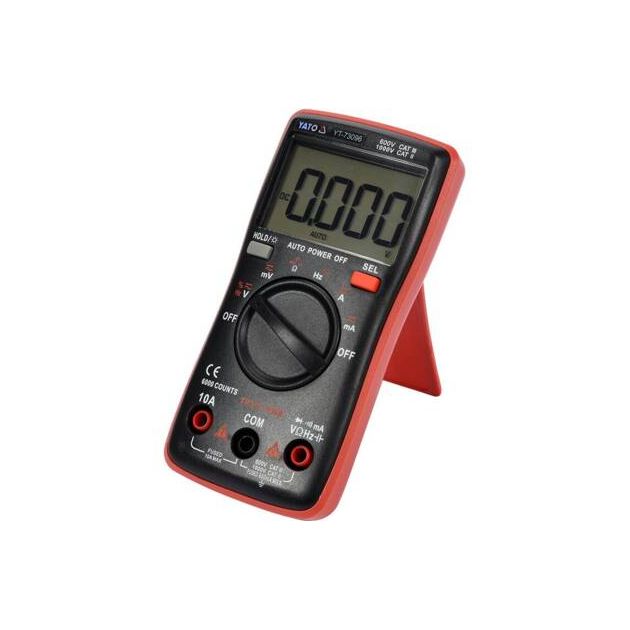 Мультиметр TRUE RMS електричних параметрів YATO з LCD-цифровим діапазоном 6000, фото , зображення 4 | SNABZHENIE.com.ua