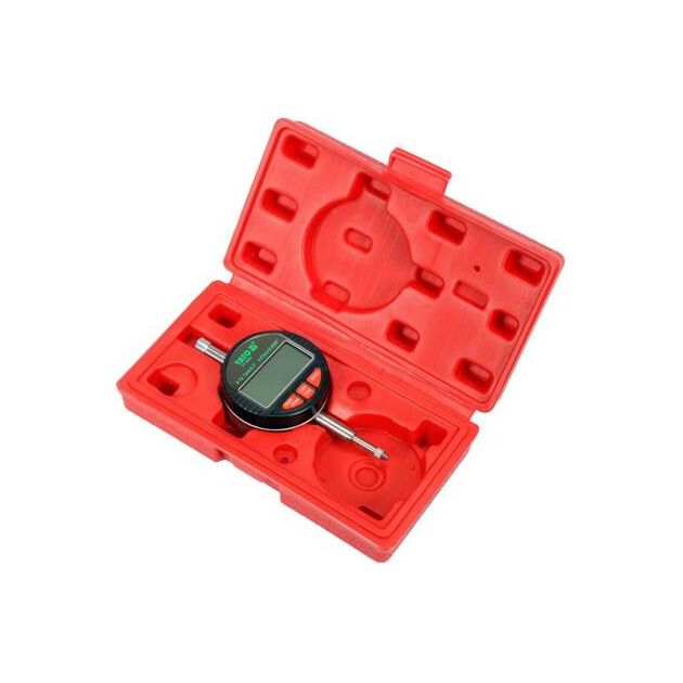 Тестер електронний контролю биття дисків і механ. валів YATO в межах до 12,7мм, точність- 0,01мм[50], фото , зображення 3 | SNABZHENIE.com.ua