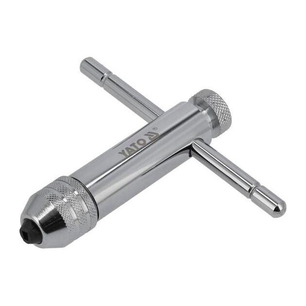 Вороток для метчиков M5-M12 с трещоткой, 100 мм, YATO (YT-2990), фото , изображение 4 | SNABZHENIE.com.ua Вороток для метчиков M5-M12 с трещоткой, 100 мм, YATO (YT-2990), фото , изображение 4 | SNABZHENIE.com.ua