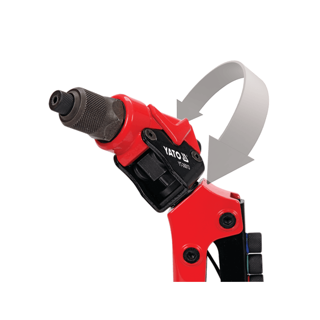 Заклепочник YATO с поворотной головкой, длина 275 мм, для нитов 2,4-4,8 мм, фото , изображение 18 | SNABZHENIE.com.ua