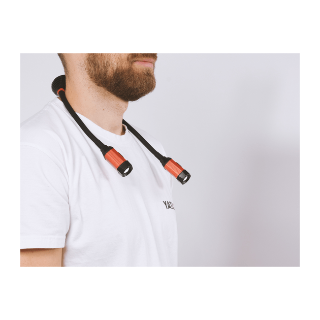 Ліхтарі 2 COB-діодні нашийні YATO з живленням від Li-Ion акумулятора 3,7 В 2000 мАгод, 2 по 150 Lm, фото , зображення 18 | SNABZHENIE.com.ua