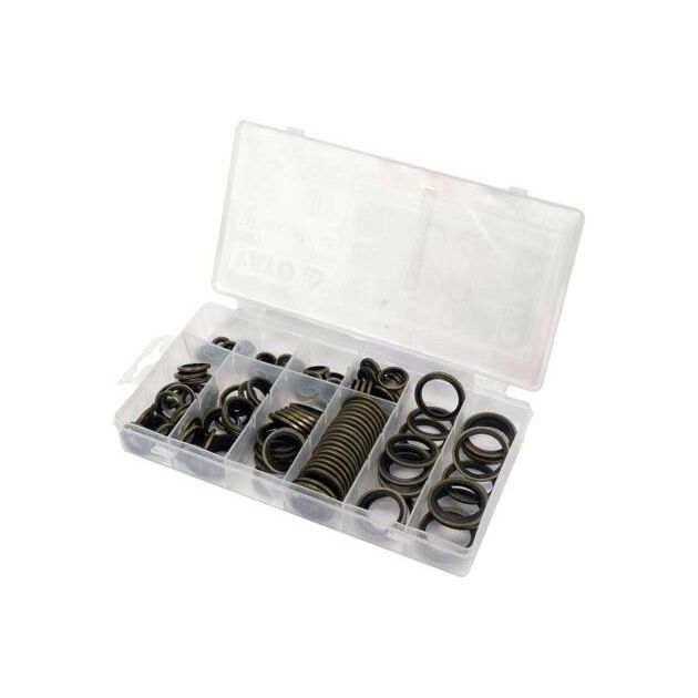 Шайби сталево-гумові YATO: Ø= 6-24 мм, 150 шт, фото , зображення 4 | SNABZHENIE.com.ua Шайби сталево-гумові YATO: Ø= 6-24 мм, 150 шт, фото , зображення 4 | SNABZHENIE.com.ua