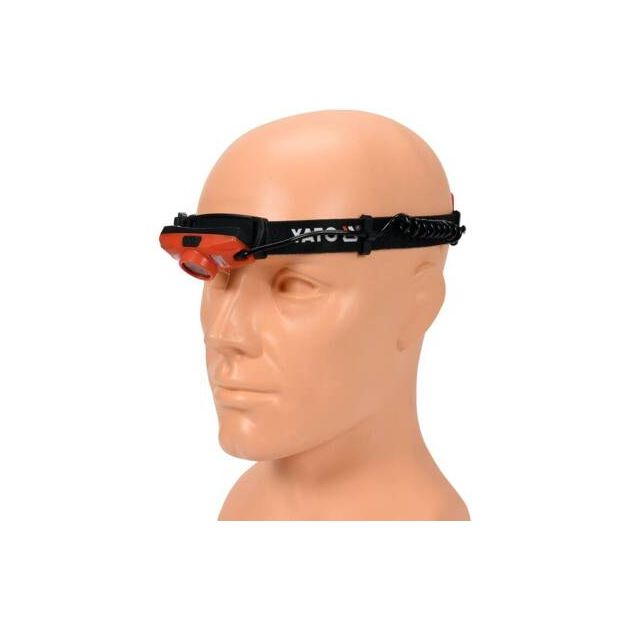 Ліхтар діодний на чоло YATO 3х ААА, 5 режимів світла + червоний позаду, фото , зображення 13 | SNABZHENIE.com.ua