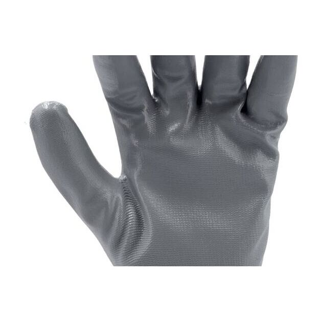 Перчатки рабочие YATO бело-серые, размер 10 (YT-7474), фото , изображение 16 | SNABZHENIE.com.ua