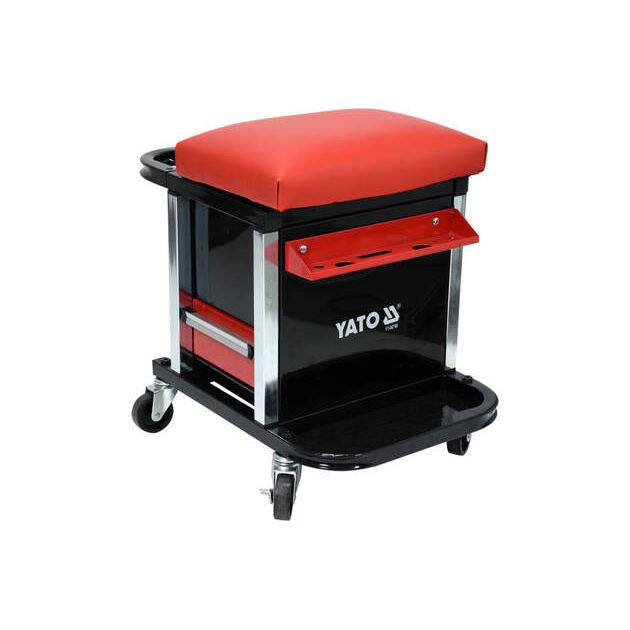 Табурет на колесах YATO з 2 ящиками, 530 x 470 x 360 мм, 150 кг (YT-08790), фото , зображення 7 | SNABZHENIE.com.ua Табурет на колесах YATO з 2 ящиками, 530 x 470 x 360 мм, 150 кг (YT-08790), фото , зображення 7 | SNABZHENIE.com.ua