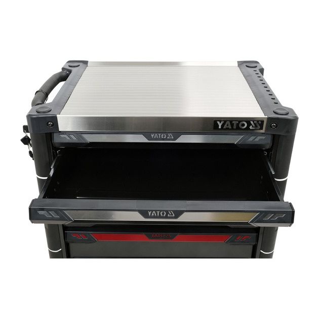Шафа-візок для інструментів YATO, 7 шуфлядів, 977x725x480 мм, фото , изображение 11 | SNABZHENIE.com.ua