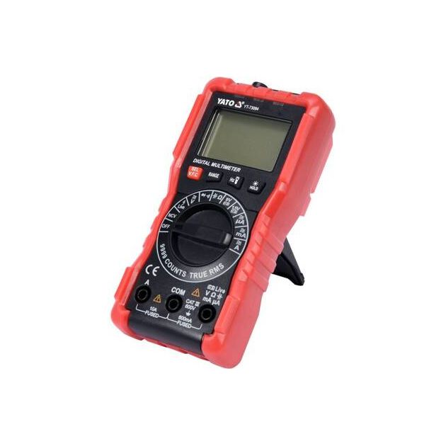 Мультиметр YATO з цифровим LCD-дисплеєм + чохол (YT-73094), фото , зображення 4 | SNABZHENIE.com.ua