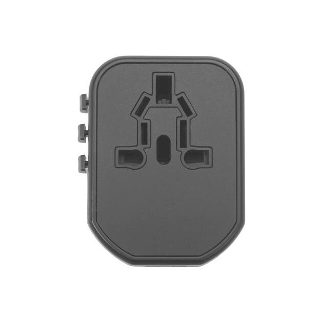 Розетка-адаптер електромережевий YATO 110-240 В з універсальним гніздом і USB вилками до 8 А, фото , зображення 7 | SNABZHENIE.com.ua Розетка-адаптер електромережевий YATO 110-240 В з універсальним гніздом і USB вилками до 8 А, фото , зображення 7 | SNABZHENIE.com.ua