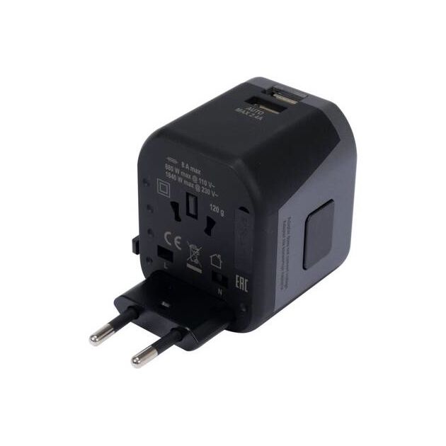 Розетка-адаптер електромережевий YATO 110-240 В, до 8 А з універсальним гніздом і USB., фото , зображення 7 | SNABZHENIE.com.ua Розетка-адаптер електромережевий YATO 110-240 В, до 8 А з універсальним гніздом і USB., фото , зображення 7 | SNABZHENIE.com.ua