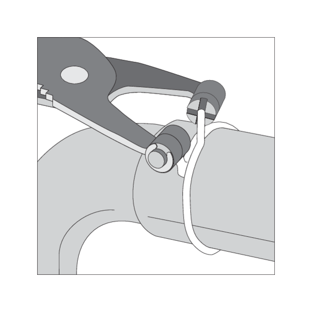 Щипцы для хомутов, 215 мм, 0 - 40 мм YATO (YT-0646), фото , изображение 3 | SNABZHENIE.com.ua