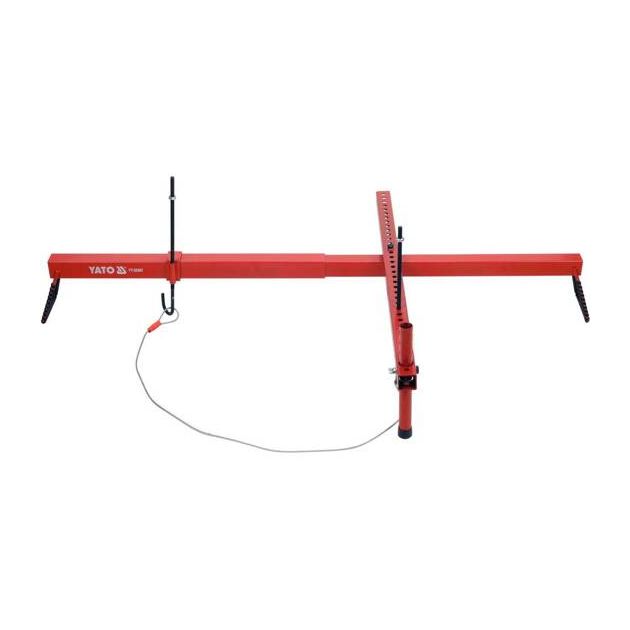 Балка для підвішування двигуна YATO до 320 кг, регуляція 90-160 см, фото , изображение 4 | SNABZHENIE.com.ua