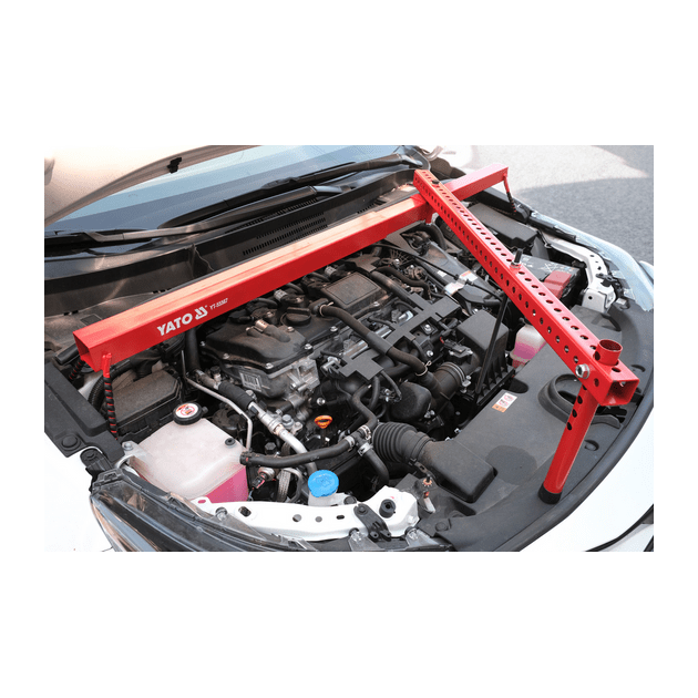 Балка для підвішування двигуна YATO до 320 кг, регуляція 90-160 см, фото , изображение 13 | SNABZHENIE.com.ua