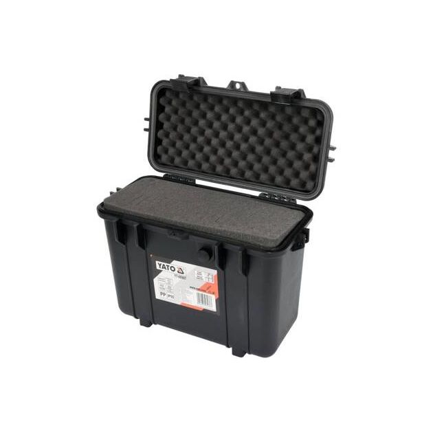 Ящик для інструмента герметичний, ударопрочний YATO 430 х 244 х 341 мм з поліпропілену (YT-08907), фото , зображення 3 | SNABZHENIE.com.ua