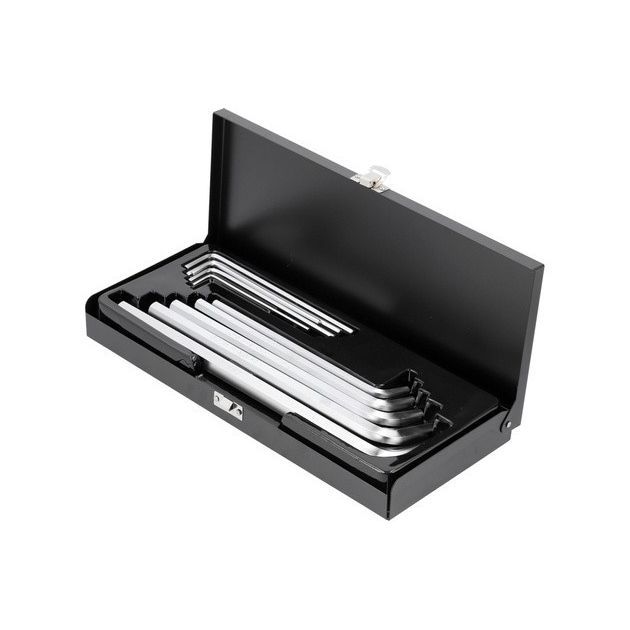 Ключі 6-гранні Г-подібні YATO: Cr-V, М3-17 мм, 10 шт., фото , зображення 5 | SNABZHENIE.com.ua