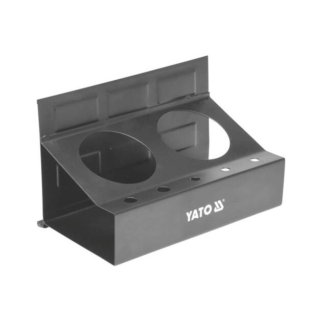 Полка магнитная YATO с 2 большими и 5 малыми отверстиями, 215x120x130 мм, фото , изображение 3 | SNABZHENIE.com.ua Полка магнитная YATO с 2 большими и 5 малыми отверстиями, 215x120x130 мм, фото , изображение 3 | SNABZHENIE.com.ua