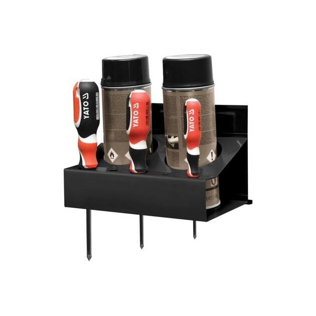 Полка магнитная YATO с 2 большими и 5 малыми отверстиями, 215x120x130 мм, фото , изображение 9 | SNABZHENIE.com.ua Полка магнитная YATO с 2 большими и 5 малыми отверстиями, 215x120x130 мм, фото , изображение 9 | SNABZHENIE.com.ua