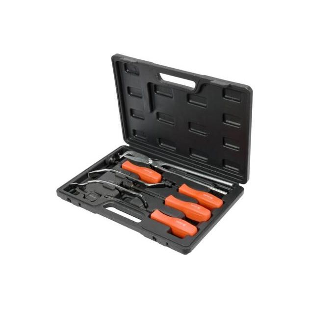 Набор инструментов YATO для замены тормозных колодок, 8 элем., фото , изображение 2 | SNABZHENIE.com.ua