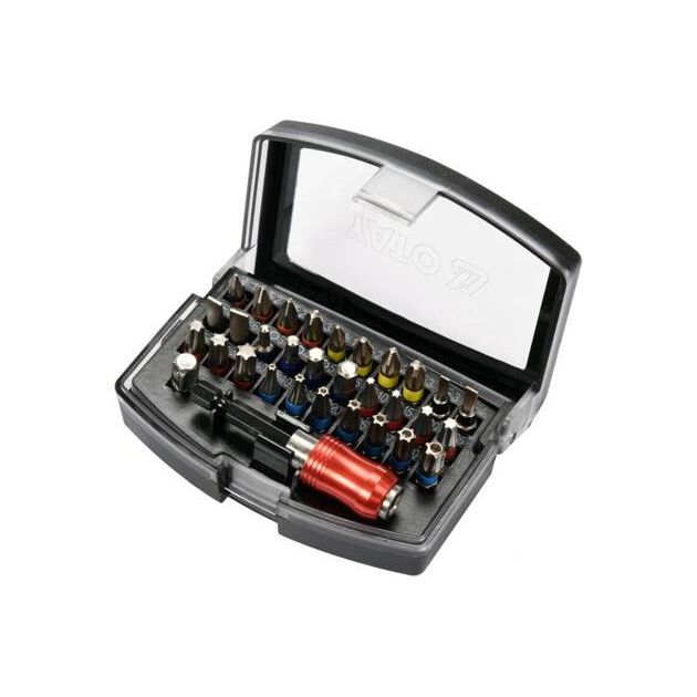 Набор отверточных насадок с держателем, 32 шт. YATO (YT-04622), фото , изображение 3 | SNABZHENIE.com.ua