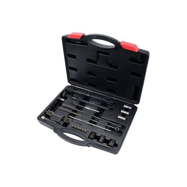 Средства для обработки гнезд сопел форсунок YATO, комплект 7 элементов, фото , изображение 3 | SNABZHENIE.com.ua