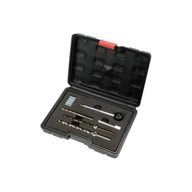 Набор инструментов для ремонта резьбы форсунок YATO, 10 шт., фото , изображение 2 | SNABZHENIE.com.ua