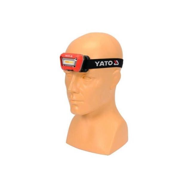 Ліхтар діодний YATO, 3,7 В, 1500 мАг, 160 Lm, USB зарядка, фото , изображение 5 | SNABZHENIE.com.ua