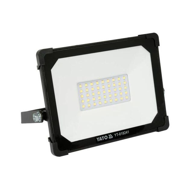 Прожектор з SMD-діодним випромінювачем YATO 30 Вт 230 В 2850 Лм 45 діодів 181x169.5x32 мм, фото , зображення 7 | SNABZHENIE.com.ua