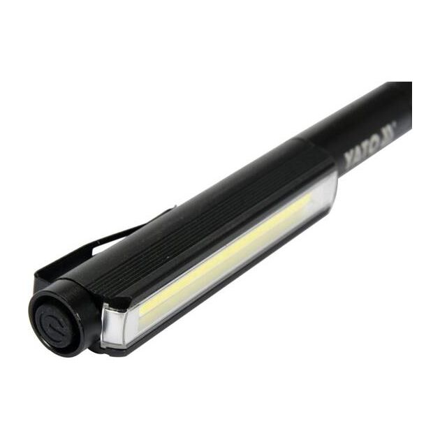 Ліхтар світлодіодний YATO, 200 Lm, живлення 3х AAA, магніт + кліпса, фото , изображение 7 | SNABZHENIE.com.ua