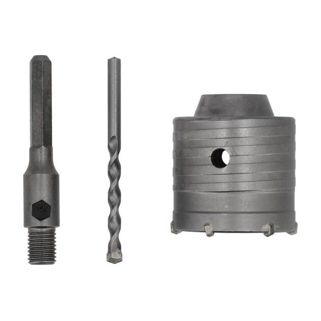 Сверло коронка по бетону 65 мм з напрямною, шестигранний хвостовик YATO (YT-4400), фото , зображення 3 | SNABZHENIE.com.ua